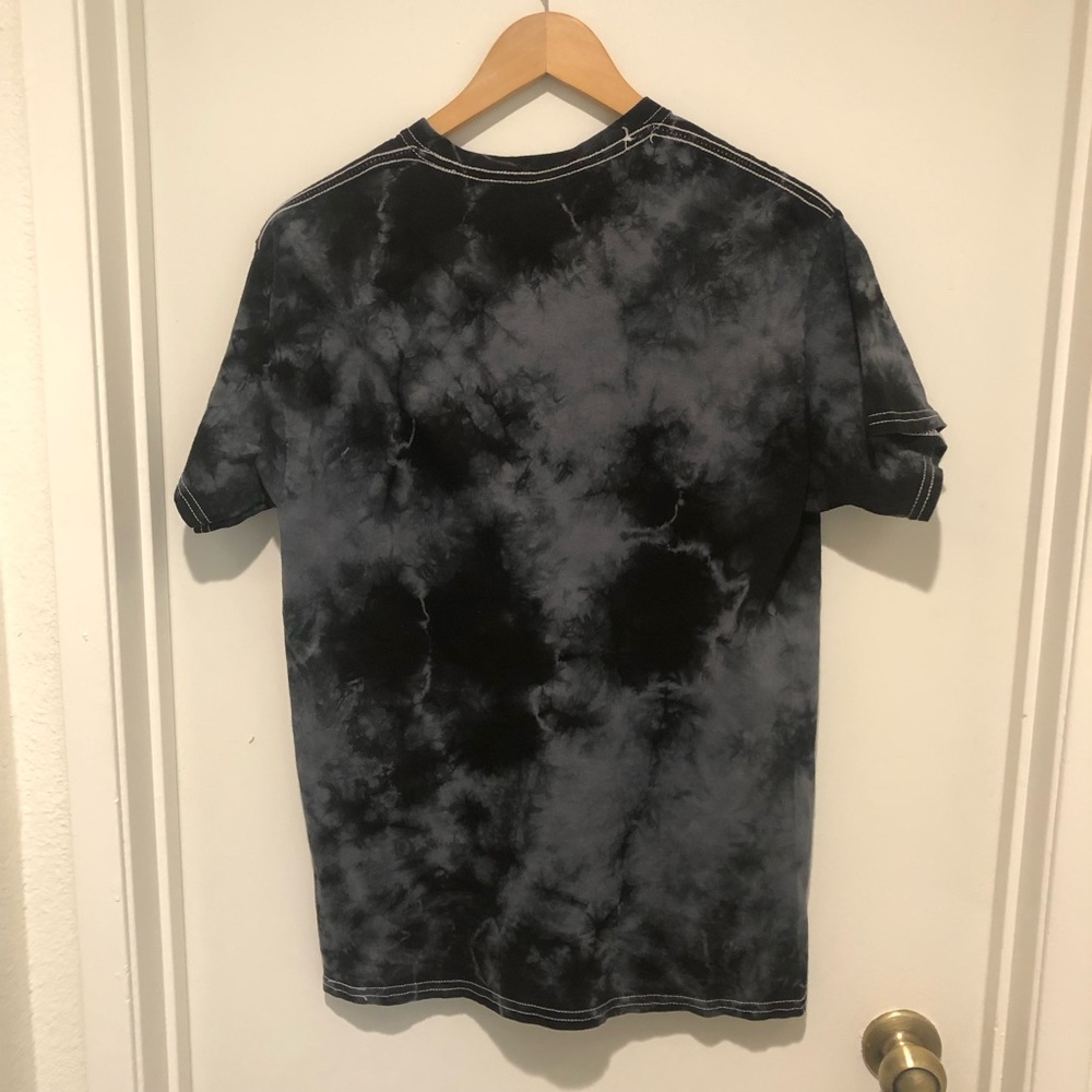 The Clash Black Tie Dye Band Shirt - Picture 3 of 4